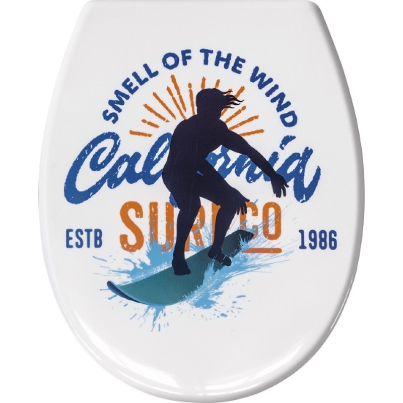 Καπάκι WC California  - Πολύχρωμο