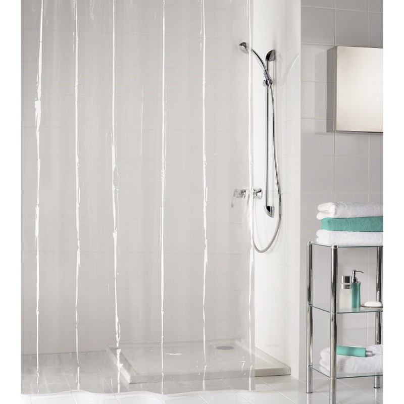 Claro Shower Curtain - Transparent
