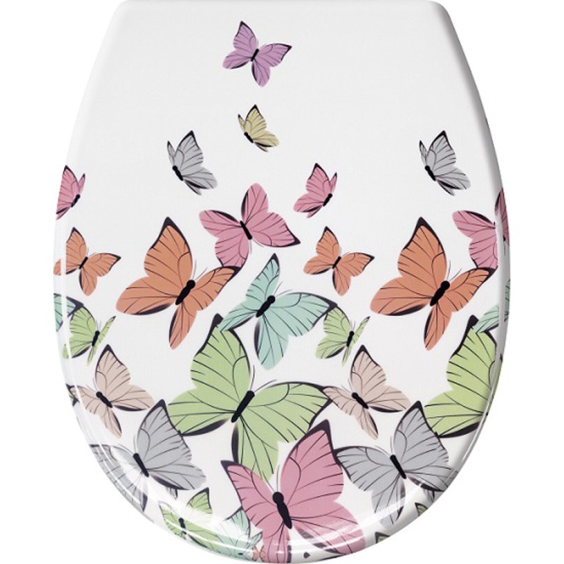 Καπάκι WC Butterflies  - Πολύχρωμο