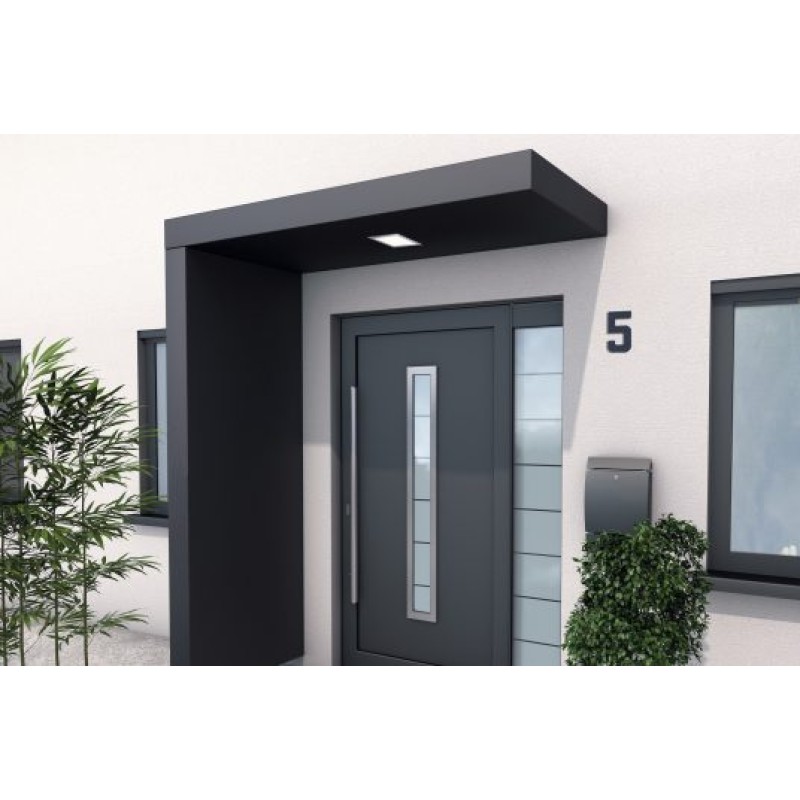 Luxury Canopy BS With Side Panel - Storm 