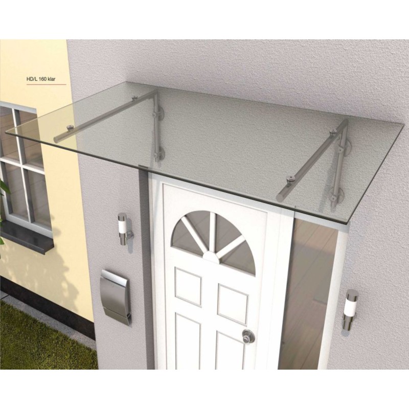 Luxury Canopy HD/L Clear - Stainless Steel 