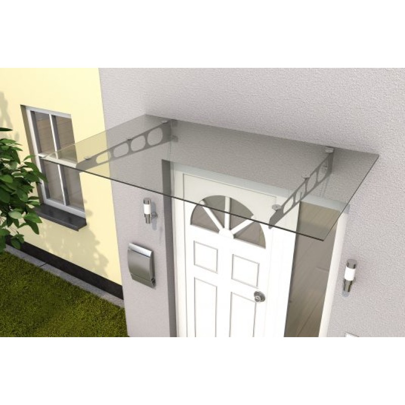 Luxury Canopy HD/LT Διάφανο - Stainless Steel 