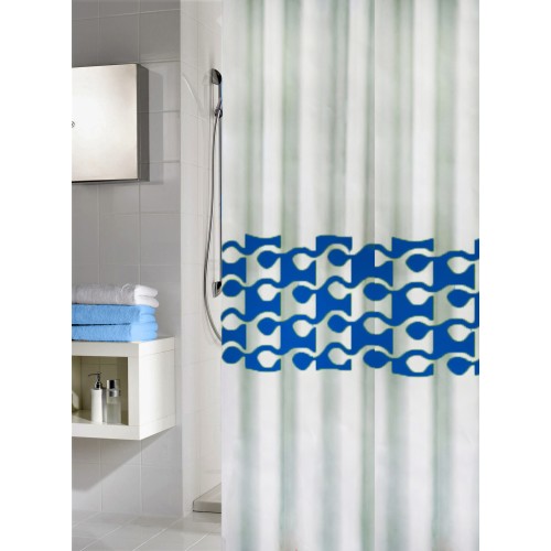 Piscis Shower Curtain - Steelblue