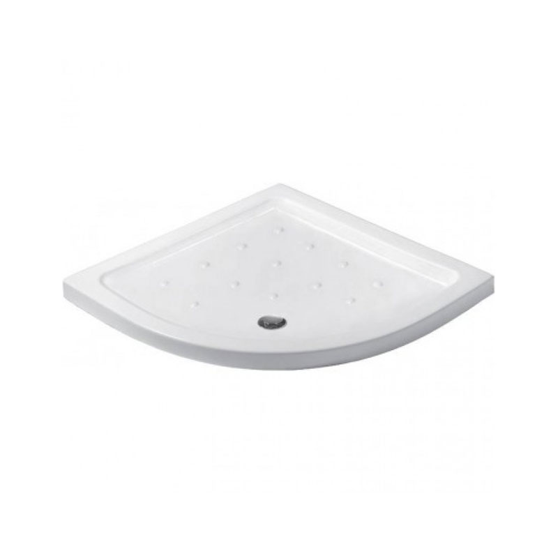 Ντουζιέρα Κυκλική Porcelain Flat2 - Λευκό