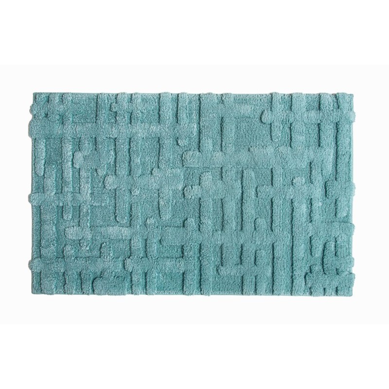 Gaufre Bath Rug - Turquoise 