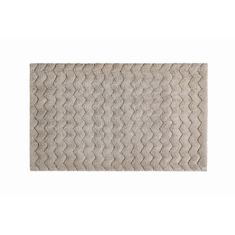 Chevron Bath Rug - Beige