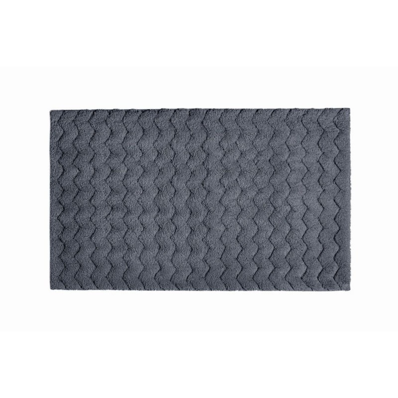 Chevron Bath Rug - Storm 
