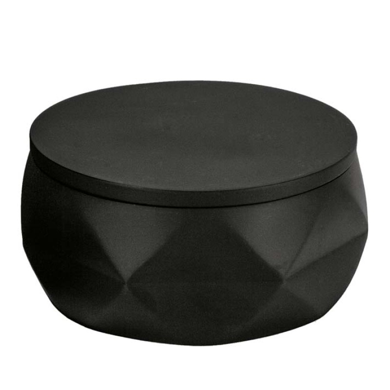 Crackle Jar Black