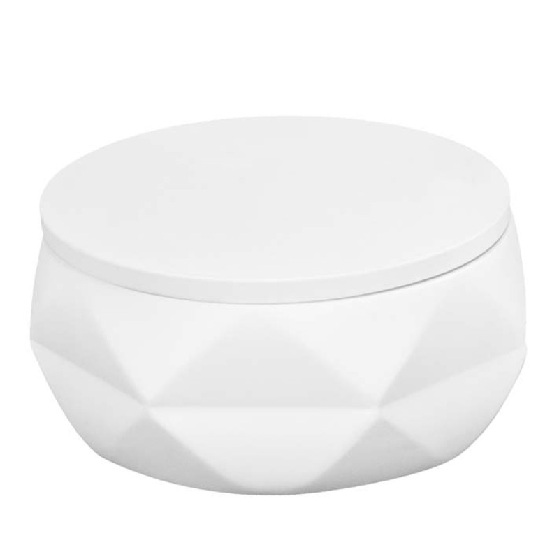 Crackle Jar Black - White