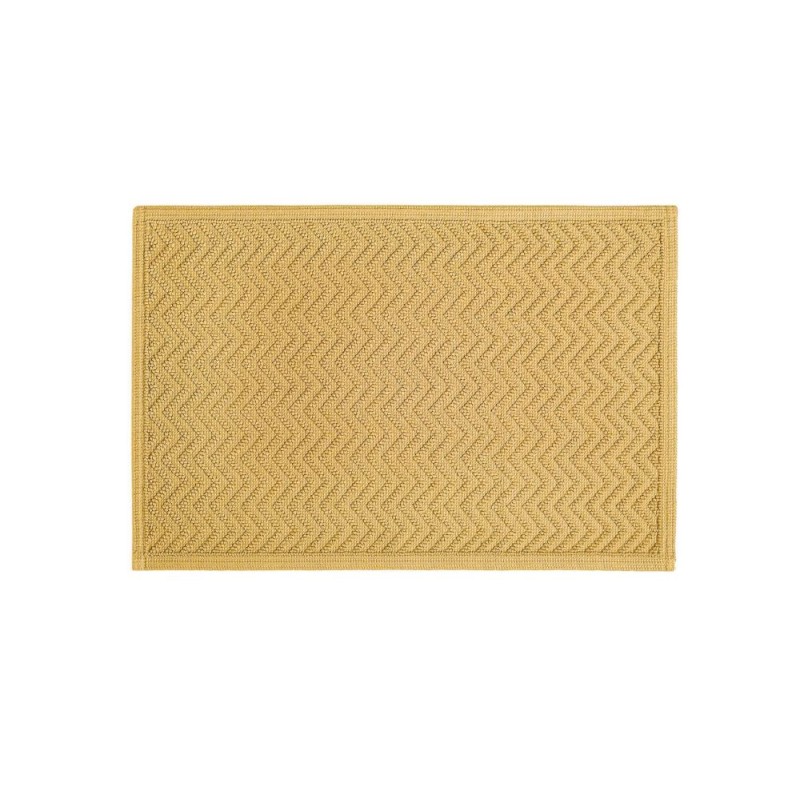 Chevron Bath Mat - Curry