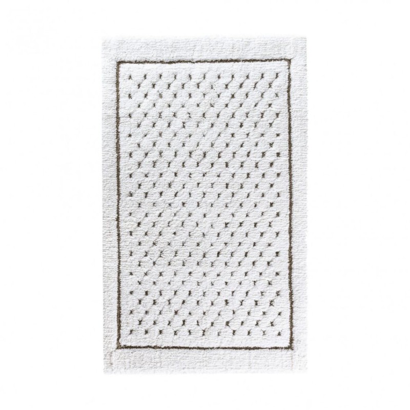 Χαλάκι Μπάνιου Linen Waffle - White