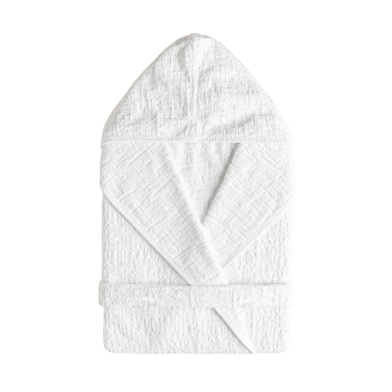 Sorema Unisex Bath Robe Gaufre - White