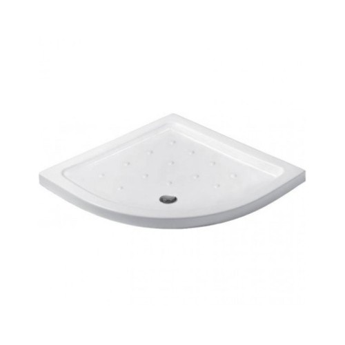 Ντουζιέρα Κυκλική Porcelain Flat2 - Λευκό