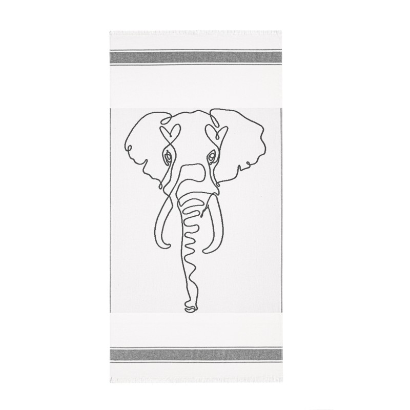 Πετσέτα Θαλάσσης Bricini Elephant - Πολύχρωμο