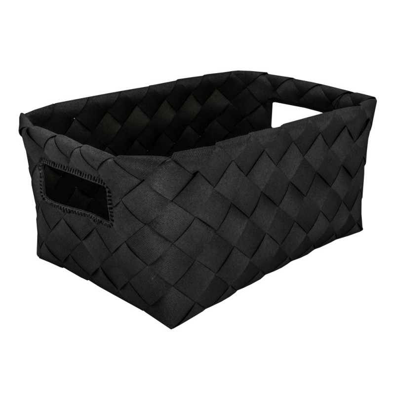 Καλάθι Αποθήκευσης Aspera Πλαστκό - Μαύρο