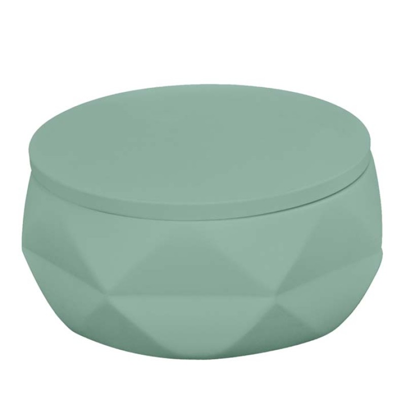 Crackle Jar Black - SageGreen