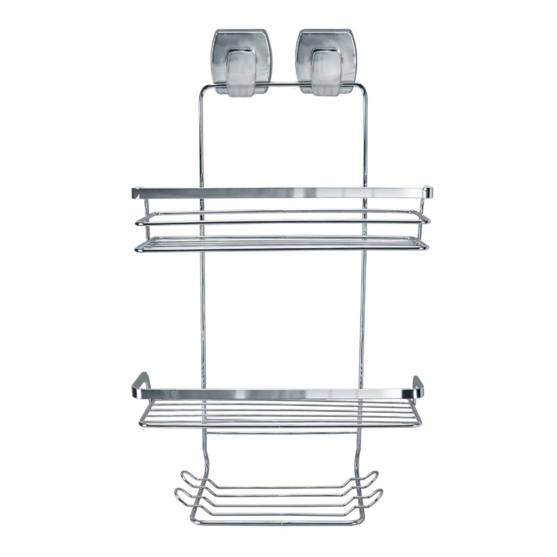 Levana Double Basket Rectangular - Silver