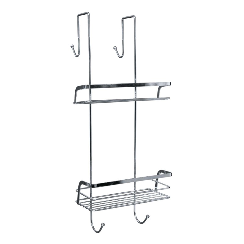 Leona Double Basket Rectangular - Silver