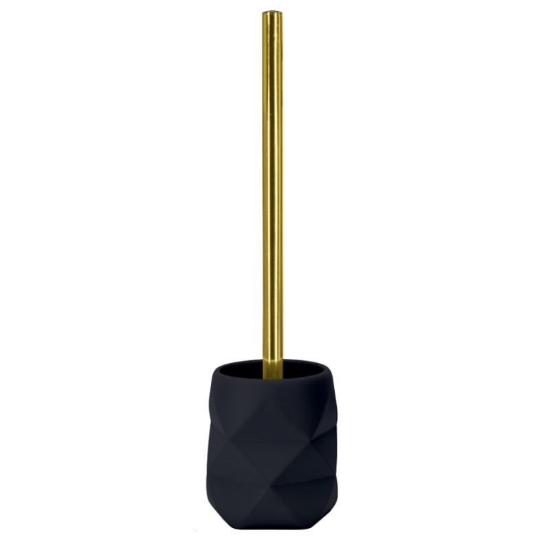 Golden Crackle Wc Brush - Black