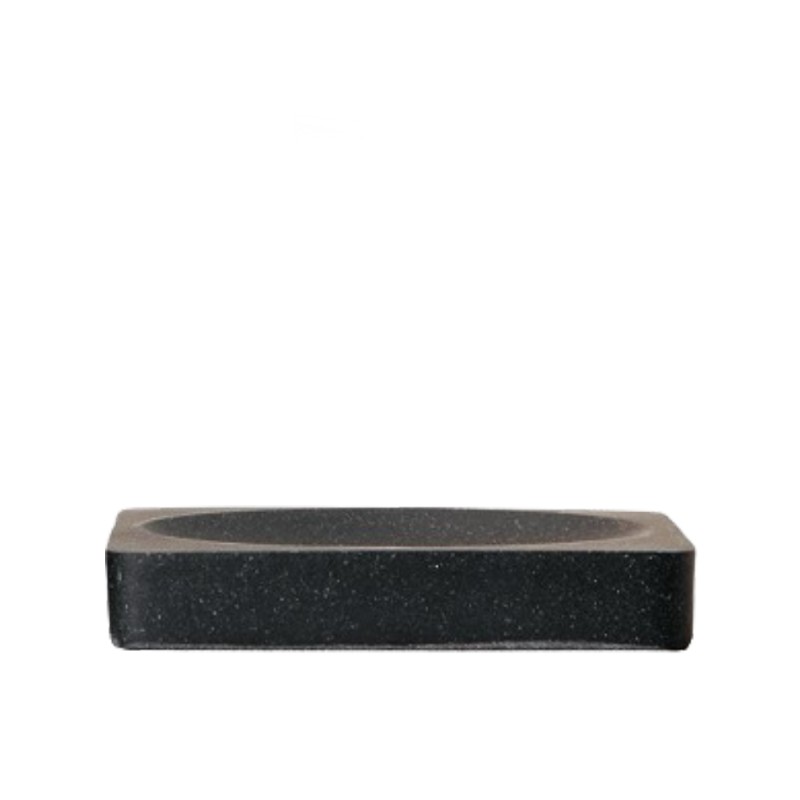 Rock Soap Dish - Black