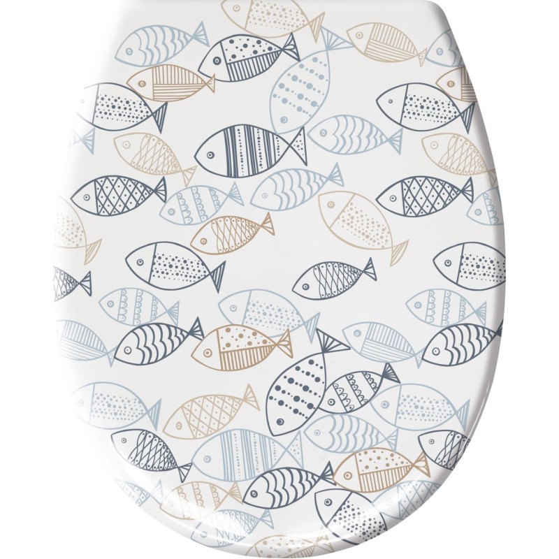 Sardinas WC-Seat 37x45 cm - Multicolore