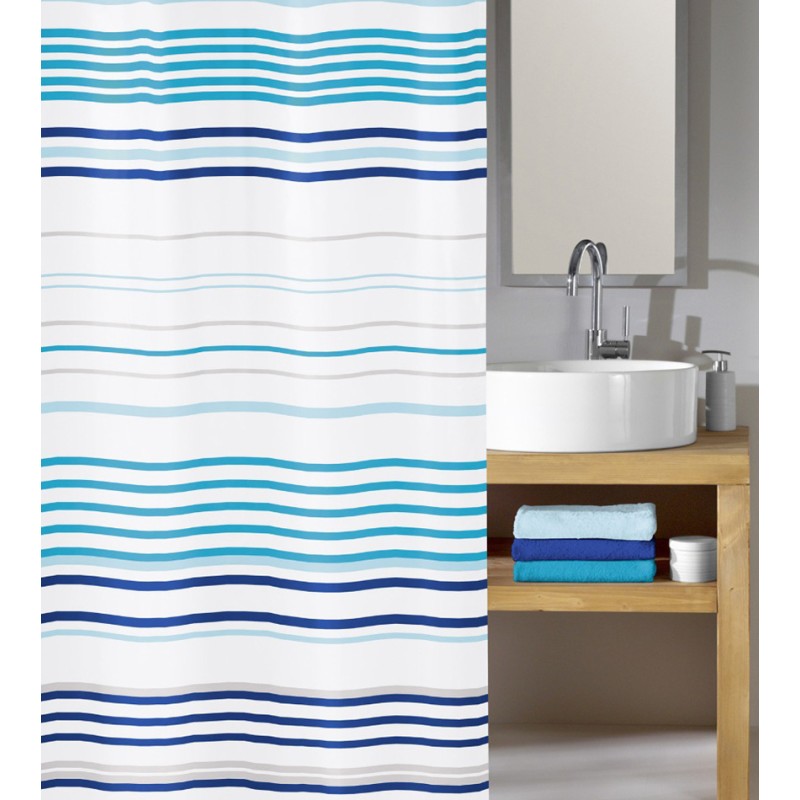 Layla Shower Curtain - Turquoise 