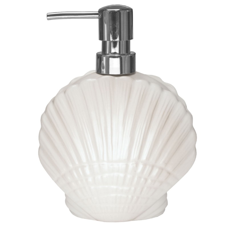 Concha Soap Dispenser  - White