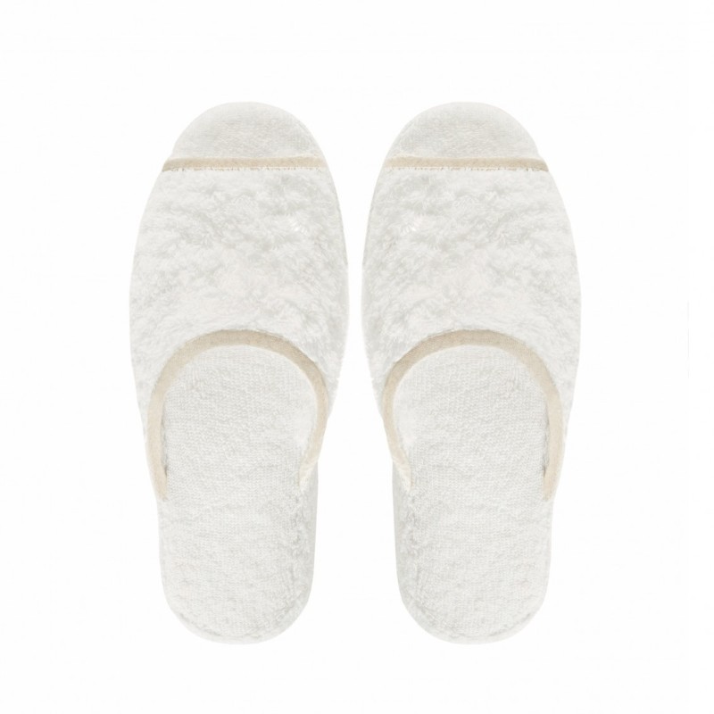 Graccioza Linen Snow Slippers - Snow