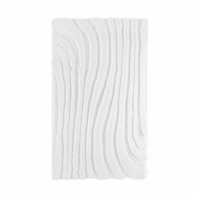 Βαμβακερό Χαλάκι Μπάνιου Linea - White