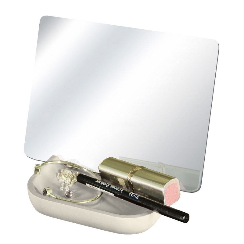 Καθρέπτης Tray Mirror  - Εκρού