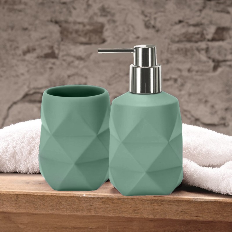 Crackle 2 Pcs Set - SageGreen