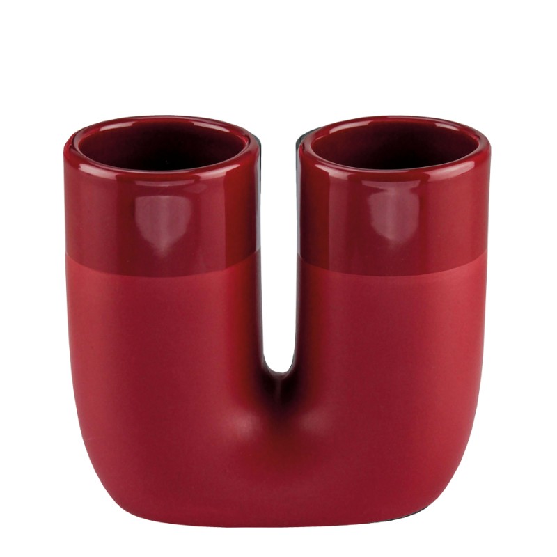 Deep Toothbrush Holder - Red