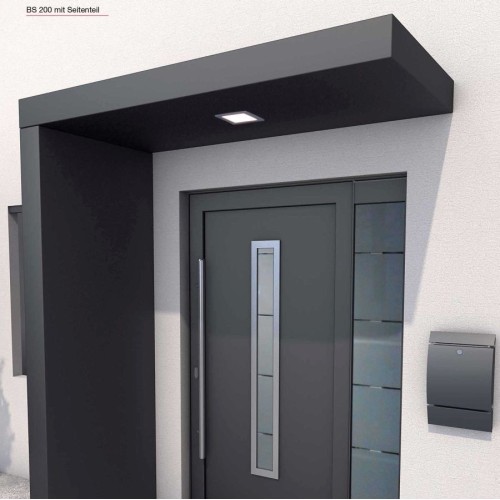 Luxury Canopy BS With Side Panel - Storm 