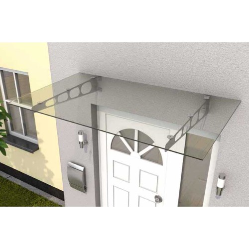 Luxury Canopy HD/LT Διάφανο - Stainless Steel 