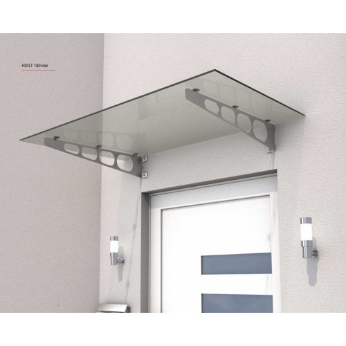 Luxury Canopy HD/LT Διάφανο - Stainless Steel 