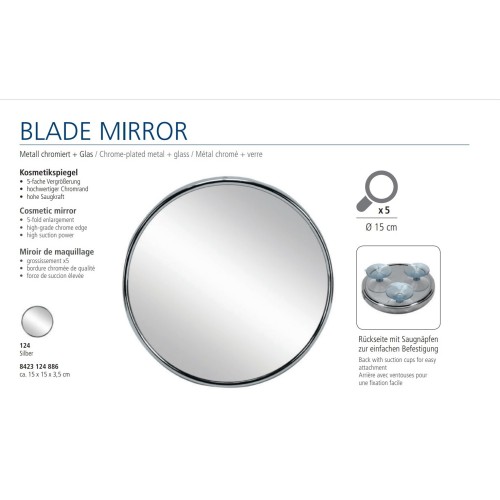 Blade Mirror  - Silver
