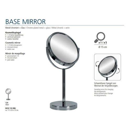 Base Mirror - Silver