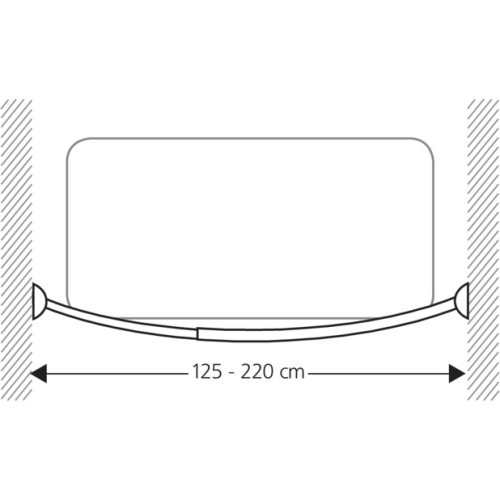 Curve rod - Profiles In Chrome Optic 
