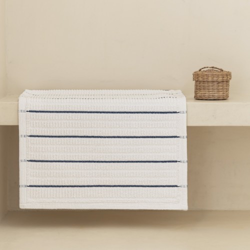 Thread Bath Mat - White