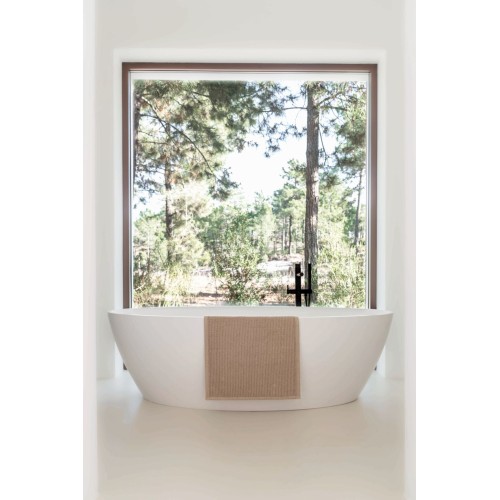 Ribbon Bath Mat - Beige