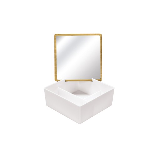 Cosmetic Organizer Timber Box - Λευκό 