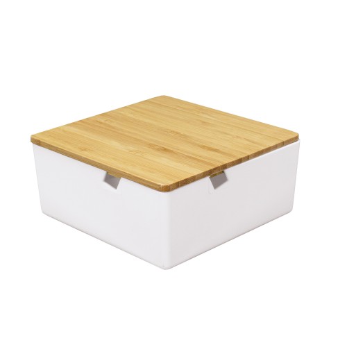 Cosmetic Organizer Timber Box - Λευκό 