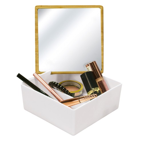 Cosmetic Organizer Timber Box - Λευκό 