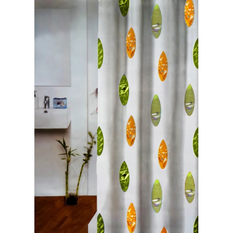 Surfing Shower Curtain - SageGreen 