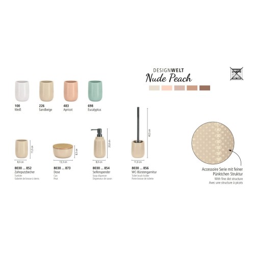 Dotty Sandbeige 2 Pcs Set