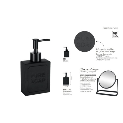 Soap Dispenser Soap - Black