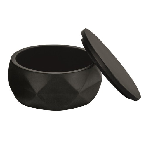 Crackle Jar Black