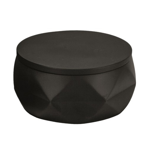 Crackle Jar Black