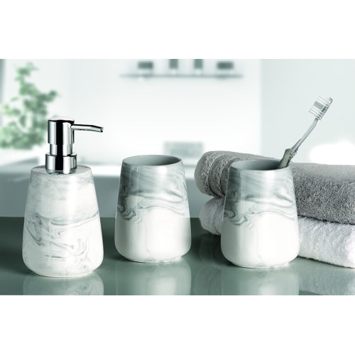Marble Wc Brush - Storm