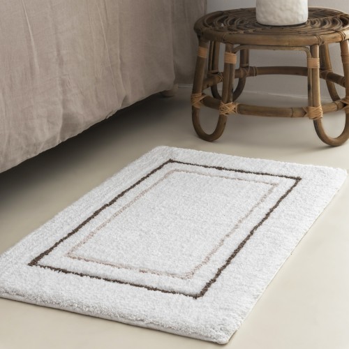 Frame Bath Rug - Taupe 